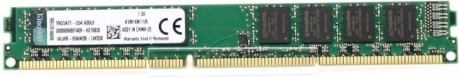 Kingston, 1600MHz, 8GB, DDR3