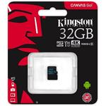 Kingston 32 GB microSDHC, Class 10 U3 UHS-I