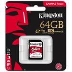 Kingston 64 GB SDXC, Class 10 UHS-I U3 V30 A1