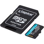 Kingston Canvas Go Plus Gen 4, microSDXC, 256 GB + adaptér