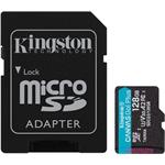 Kingston Canvas Go Plus microSDXC 128 GB, s adaptérom