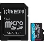 Kingston Canvas Go Plus microSDXC 512 GB, adaptér