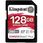 Kingston Canvas React Plus V60 SDXC, 128GB