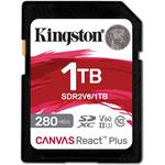 Kingston Canvas React Plus V60 SDXC, 1TB