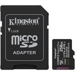 Kingston Canvas Select Plus Gen 3, microSDXC, 256 GB + adaptér