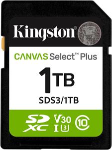 Kingston Canvas Select Plus Gen 3, SDXC, 1 TB