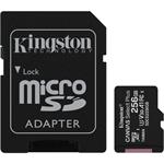 Kingston Canvas Select Plus, micro SDXC, 256GB + adaptér