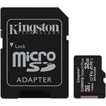 Kingston Canvas Select Plus, micro SDXC, 32GB + adaptér
