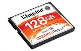 Kingston CF karta 128GB Canvas Focus UDMA7 VPG-65 (č/z: 150/130MB/s)