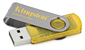 Kingston Data Traveler 101 8GB, žlty
