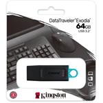Kingston DataTraveler EXODIA, 64 GB, čierny