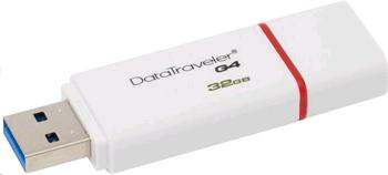 Kingston DataTraveler I Gen 4 32 GB USB 3.0 bielo-červený