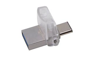 Kingston DataTraveler microDuo 3C, 32 GB USB 3.0/3.1 + Type-C flash drive