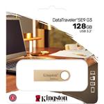 Kingston DataTraveler SE9 G3, 128GB, zlatý