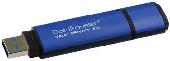 Kingston DataTraveler Vault Privacy 30 256bit AES Encrypted 4GB USB 3.0