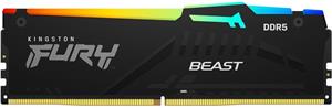 Kingston FURY Beast Black RGB, 16GB, 6000MHz, DDR5