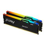 Kingston FURY Beast Black RGB, 2x16GB, 6000 MHz, DDR5