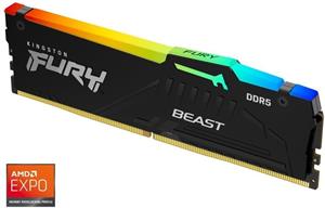 Kingston FURY Beast Black RGB AMD EXPO, 16 GB, 5200 MHz, DDR5