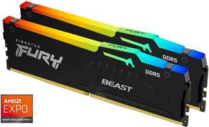 Kingston FURY Beast Black RGB AMD EXPO, 2x16GB, 5600 MHz, DDR5