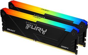 Kingston FURY Beast RGB, 2x16 GB, 2666MHz, DDR4