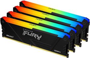 Kingston FURY Beast RGB, 4x16 GB, 2666MHz, DDR4