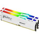 Kingston FURY Beast White RGB, 2x16 GB, 5200 MHz, DDR5