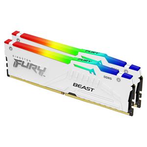 Kingston FURY Beast White RGB, 2x16GB, 6000 MHz, DDR5