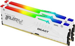 Kingston FURY Beast White RGB, 2x32 GB, 5600 MHz, DDR5