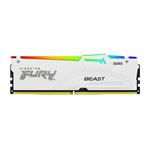 Kingston FURY Beast White RGB, 32GB, 6400MHz, DDR5, (rozbalené)