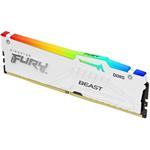 Kingston FURY Beast White RGB, 32GB, 6400MHz, DDR5, (rozbalené)