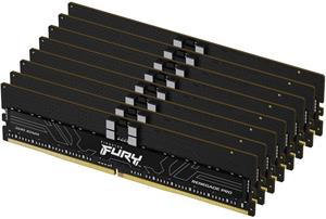 Kingston FURY Renegade Pro Black, 8x16 GB, 6400MHz, DDR5