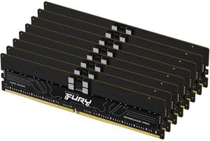 Kingston FURY Renegade Pro Black, 8x32 GB, 6400MHz, DDR5