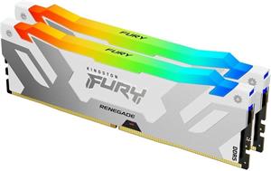 Kingston FURY Renegade White RGB, 2x16 GB, 6000MHz, DDR5