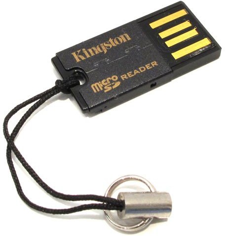 Kingston G2 microSDHC, čítačka