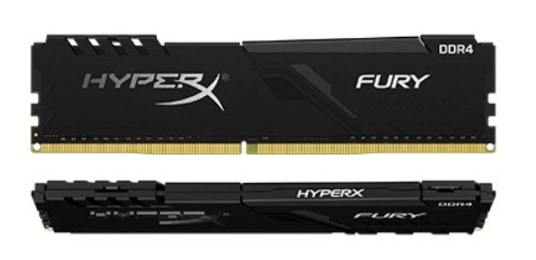 Kingston HyperX Fury, DDR4, DIMM, 3733 MHz, 32 GB (2x 16 GB kit), CL19, čierna