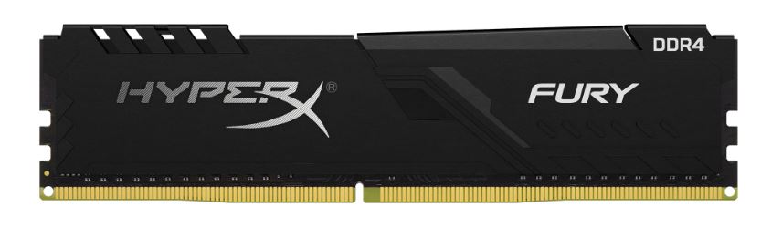 Kingston HyperX Fury, DDR4, DIMM, 3733 MHz, 8 GB, CL19, čierna
