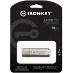 Kingston IronKey Locker+ 50, 16GB, USB
