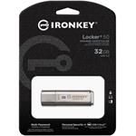 Kingston IronKey Locker+ 50, 32GB, USB