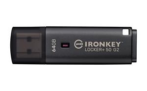 Kingston IronKey Locker+ 50 G2/64GB/USB 3.2 Gen 1 (5Gb/s)/USB-A/Černá