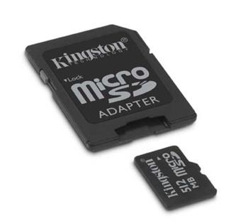 Kingston Micro SDHC 4GB class 4 + 2 adaptéry