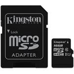 Kingston microSDHC 16GB + adaptér