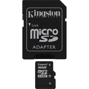 Kingston microSDHC 4GB class 4 + adaptér