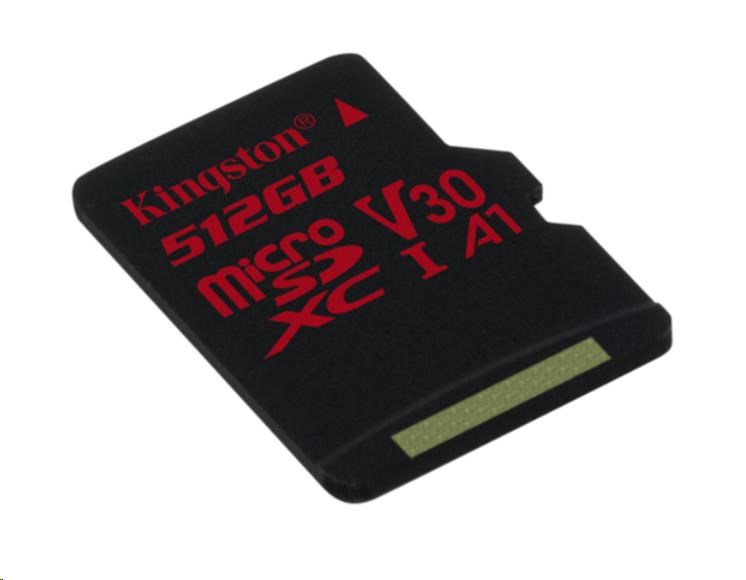 Kingston microSDXC 512GB UHS-I U3 V30 A1