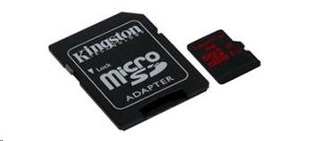 Kingston microSDXC 64GB + adaptér
