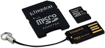 Kingston Mobility Kit G2 microSDHC 32GB + adaptér a čítačka