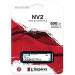 Kingston NV2, SSD PCIe 4.0 NVMe M.2, 500 GB, rozbalená