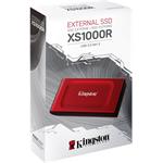 Kingston XS1000 RED Series, externý SSD, 1TB