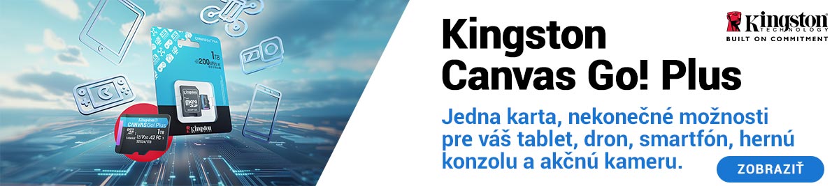 KingstonCanvasGo! Plus - jedna karta, nekonečné možnosti!