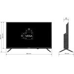 KIVI 24H760QB, 24" (61cm), HD LED TV, AndroidTV 11, čierny