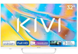 KIVI 32F760QW, 32" (81cm), HD LED TV, AndroidTV 11, biely